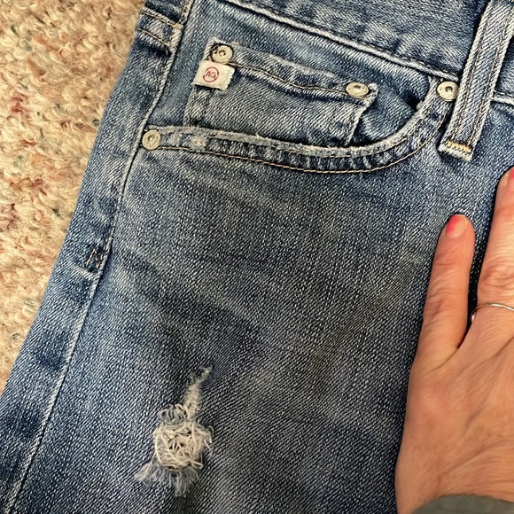 Ag Nikki relaxed skinny distressed Jean - Picture 3 of 9